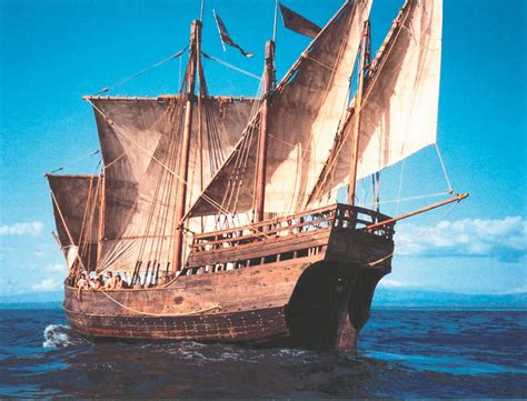 Columbus Ships Pinta And Nina To Land At Paris Landing The Mckenzie