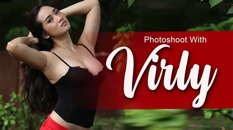 Photoshoot With Virly Virginia Model Cantik Mulus Dan Fenomenal Youtube