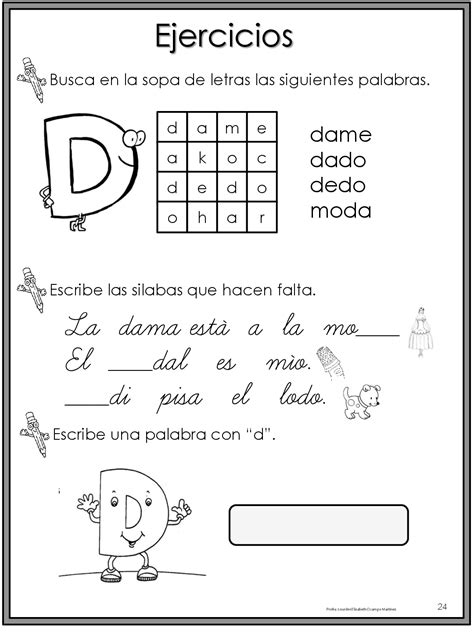 Os desenhos para colorir ensinarão palavras sobre lavar roupa em inglês. 50-ejercicios-de-lecto-escritura-para-preescolar-y ...