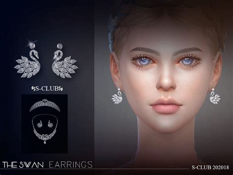The Sims Resource S Club Ts4 Ll Earrings 202018