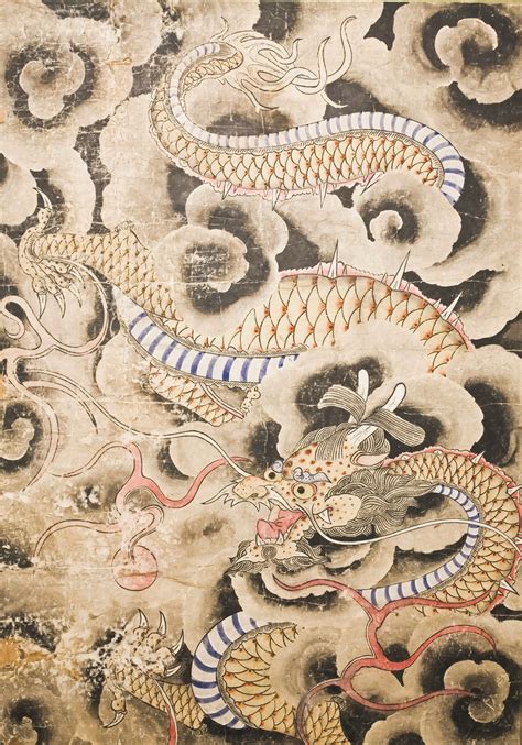 Traditional Korean Dragon Art Korean Styles