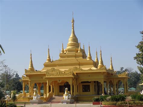 Golden Pagoda Temple In Arunachal Pradesh Pagoda Temple Arunachal