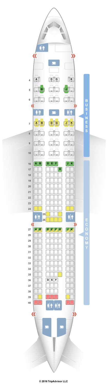 Seatguru Seat Map Turkish Airlines Airbus A330 200 332 V2