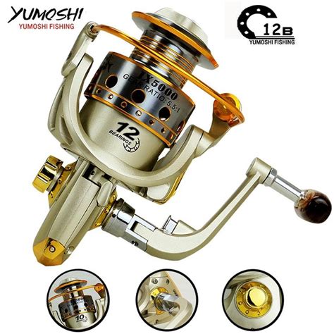 Spinning Fishing Reel Metal Spool Bb Left Right Interchangeable