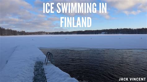 Ice Swimming For The First Time Australian Living In Finland Youtube