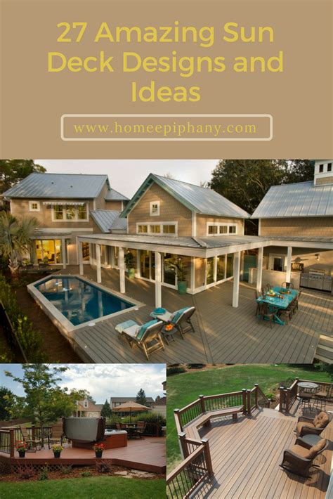 27 Amazing Sun Deck Designs Deck Design Sundeck Ideas Design