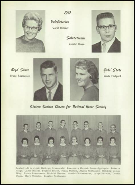 Explore 1961 Jackson High School Yearbook Jackson Mn Classmates