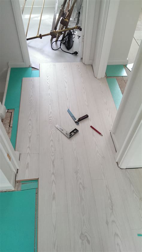 Laura Ashley Arktis Pine Laminate Flooring Installed In Sw18 Step