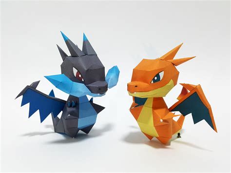 Pokemon Papercraft Charizard X And Y By Guillermomate On Deviantart