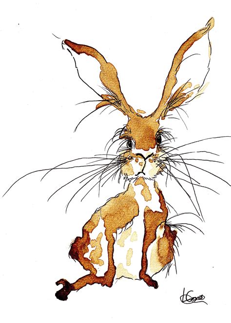 March Hare Art Print Quality Decor Illustration Etsy Uk