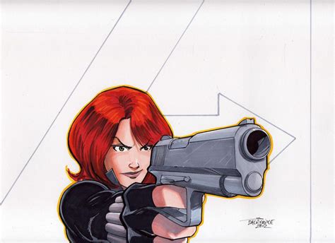 Black Widow Natasha Romanova Marvels Avengers By Scott Dalrymple