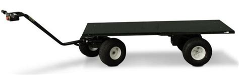 X Long Electric Powered Flatbed Cart