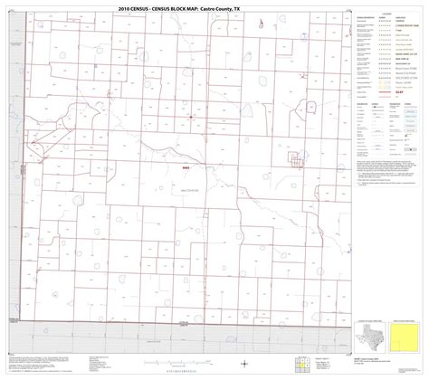 2010 Census County Block Map Castro County Block 7 Side 1 Of 1