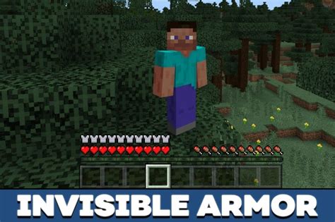 Invisible Armor Texture Pack For Minecraft Pe Mcpe Texture Packs