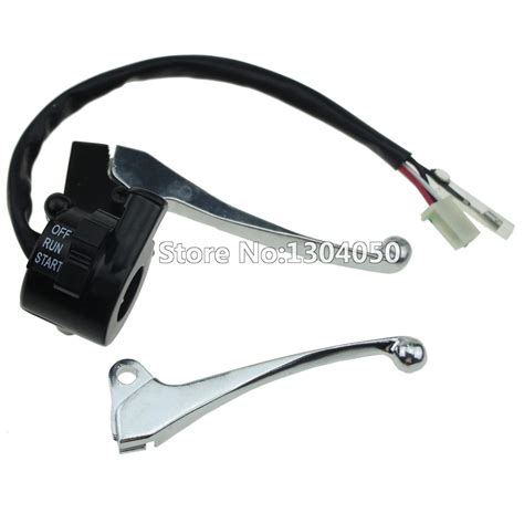 new throttle housing kill switch control brake levers assembly for pw50 y zinger brake lever