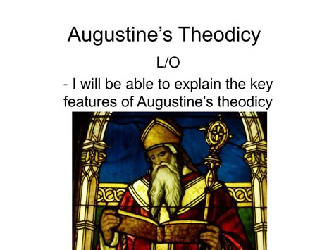 Ppt Augustines Theodicy Powerpoint Presentation Free Download Id