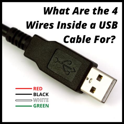 What Each Colored Wire Inside A Usb Cord Means Turbofuture