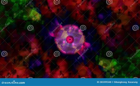 Abstract Effect Multicolor Absurd Visualization Background Moving Multi
