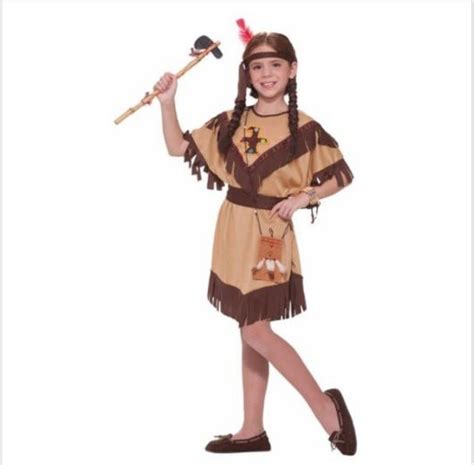 native american princess 4 6y girls costume