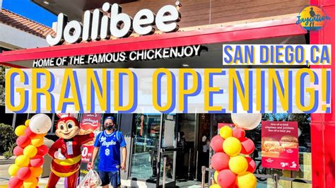 Jollibee Home Of The Famous Chickenjoy Grand Opening In Mira Mesa San