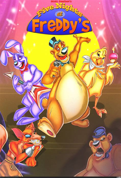 Collection Of Don Bluth Fnaf Drawing Style By Kosperry