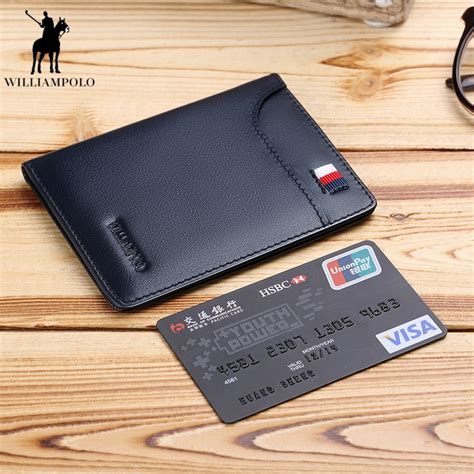 Maybe you would like to learn more about one of these? WILLIAMPOLO fashion brand men wallets genuine leather slim bifold credit card holder