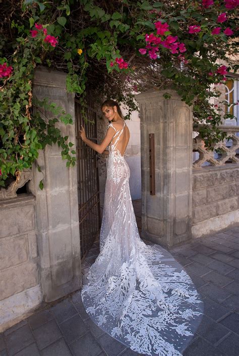 Low Back Wedding Dress By Elihav Sasson Aline Wedding Dress Sheath