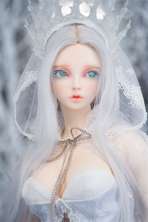 The White Witch Ball Joint Doll Beautiful Barbie Dolls Pretty Dolls Enchanted Doll Kawaii