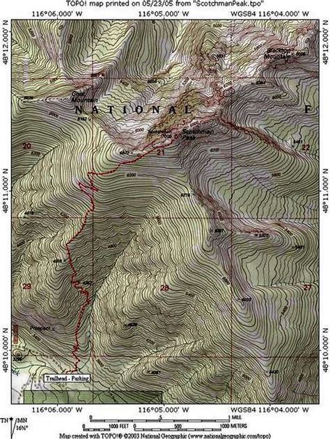 Scotchman Peak Trail 65 Is Photos Diagrams And Topos Summitpost