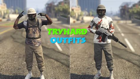 Easy Gta 5 Online Create 2 Easy And Simple Tryhard Outfits Youtube
