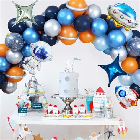Pin By Taneia Wall On Spaceman Balloon Arch Kit Balloon Garland Kit In
