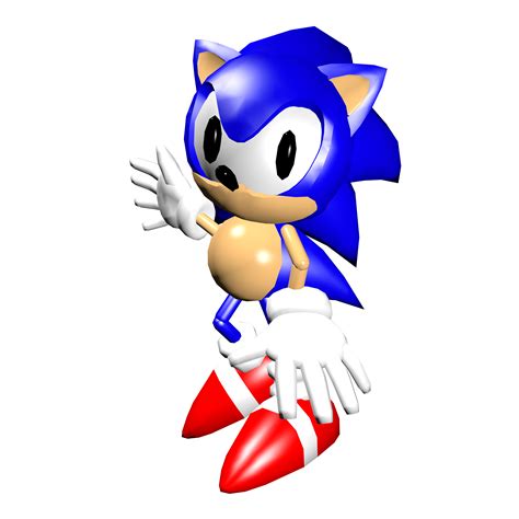 A Render Of The Sonic Model From X Treme Rsonicthehedgehog