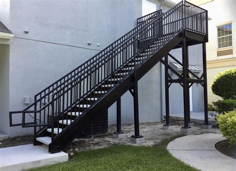 Creative Exterior Metal Steps Design And Architecture