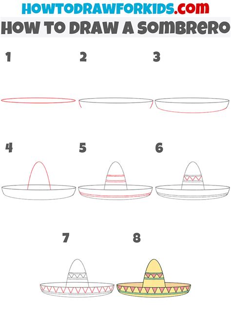 Sombrero Pencil Drawing