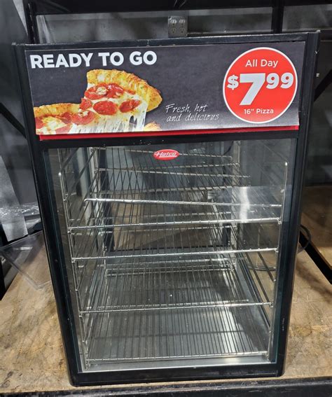 From food warmers to hot food display cases, there is always a holding and warming solution for all your menu items. HATCO FSDT-1X 22" HEATED PIZZA DISPLAY MERCHANDISER ...