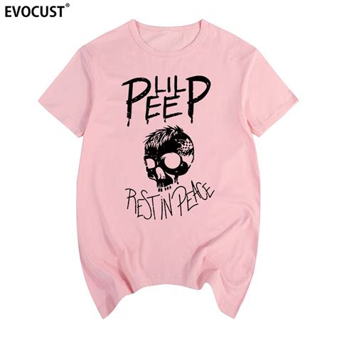 Lil Peep Hellboy Rest In Peace Hiphop Rapper Cry Baby Punk Rock T Shirt