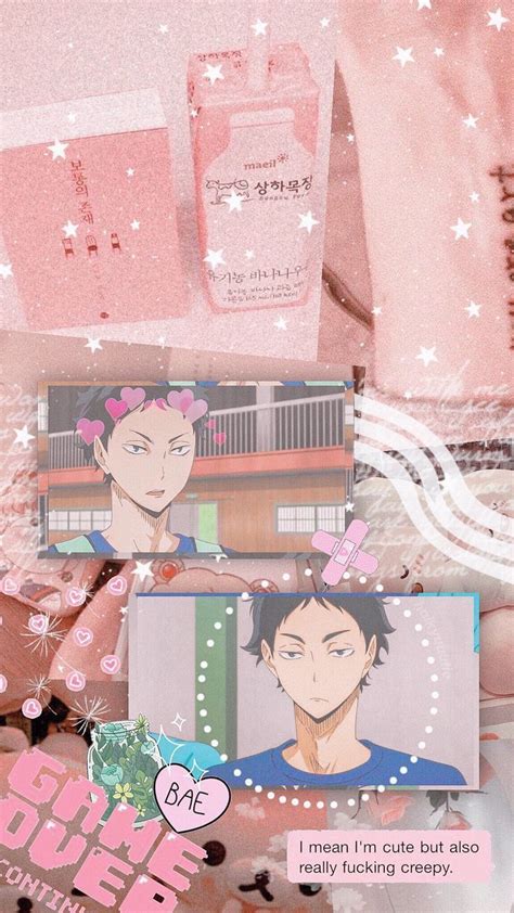 Aesthetic Anime Haikyuu Pink Wallpapers Wallpaper Cave