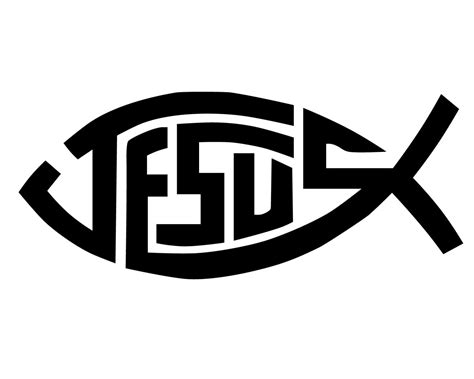 Popular Items For Jesus Fish Decal On Etsy Christian Symbols Christian