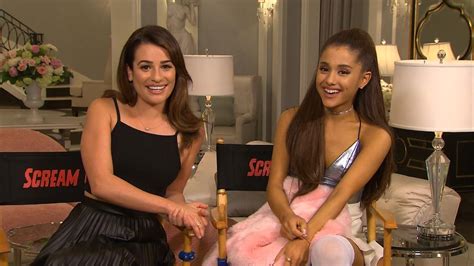 She began her career in 2008 in the broadway musical 13, before playing the role of cat valentine in the she has also appeared in other theatre and television roles and has lent her voice to animated television and films. EXCLUSIVE: Lea Michele & Ariana Grande Show Off 'Scream ...