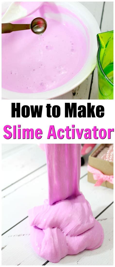 How To Make A Slime Activator With Borax How To Make Slime Easy