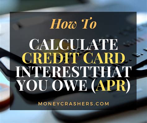 Credit card companies usually calculate interest charges on a monthly basis. How to Calculate Credit Card Interest That You Owe (APR ...