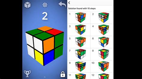 Rubiks Cube 2x2 Solved Less Than 20 Moves With Cube Solver App Youtube