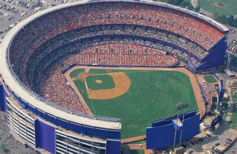 Aerial Photo Of Shea Stadium Mets History
