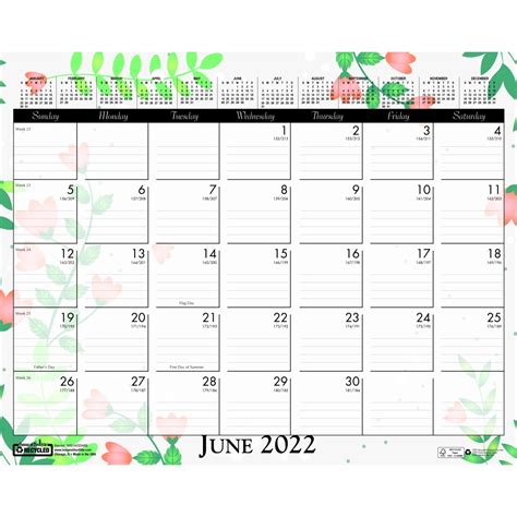 Monthly Wall Calendar Wild Flower 15 x 12 Inches | House of Doolittle