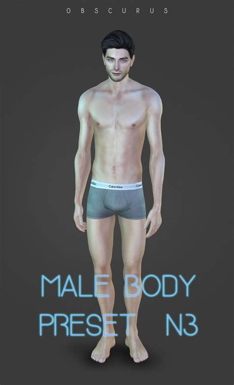 Sims 4 Male Body Presets The Sims Book