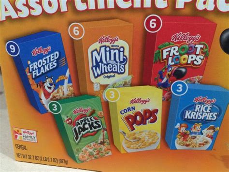 Kelloggs Variety Pack Cereal 30 Count Box Costcochaser