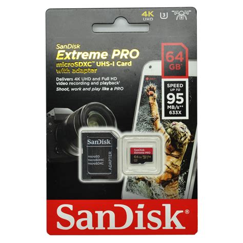 Jul 26, 2021 · sandisk memory card should be one of the fastest sd memory cards especially its sandisk extreme pro series. SanDisk Extreme Pro microSDXC Card UHS-I Class 10 U3 V30 (95MB/s) 64GB with SD Card Adapter ...