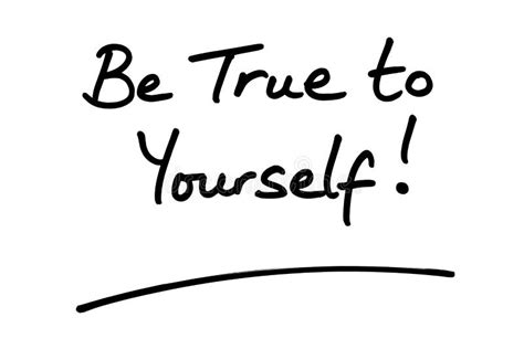 Be True To Yourself Positive Thinking Quote Promoting Self Care And