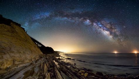 Starry Night Over The Pacific Ocean Milky Way Photography Milky Way