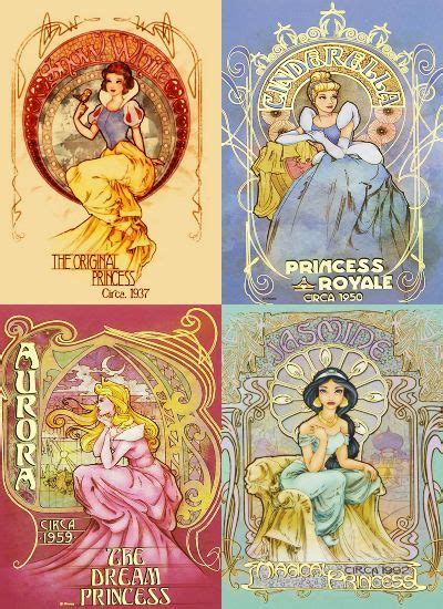 Disney Princess Vintage Posters Disney Princess Fan Art Wish They